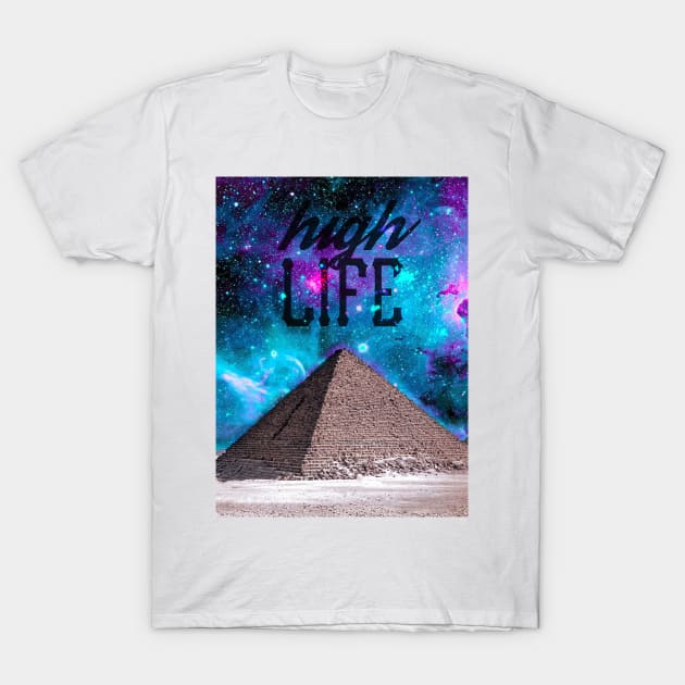 High Life Pyramid T-Shirt by shanin666